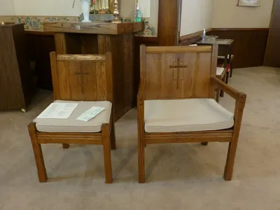 Celebrant's chair.
