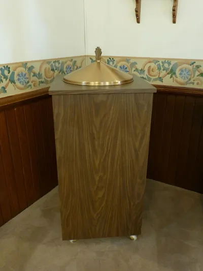 Baptismal font.