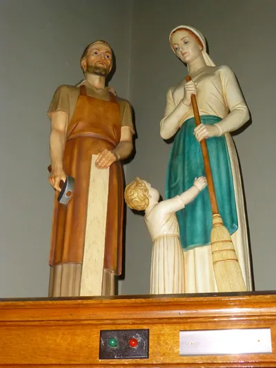 Statues of the Holy Family.