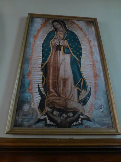 Our Lady of Guadelupe painting.