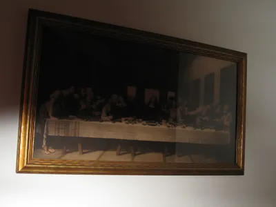 Last Supper painting.