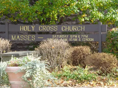 Church sign.
