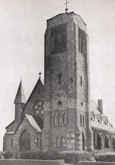 Exterior of church, 1939. Source: Catholic Courier Golden Jubilee Edition: 1889-1939