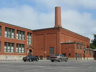 Right side of the former school.