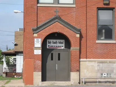 Entrance to school.
