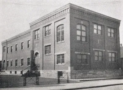 Third school building. Source: Holy Family Centennial, 1864-1964