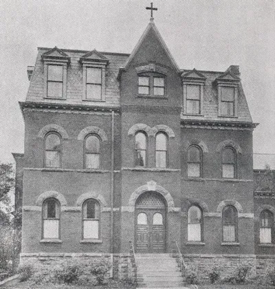 Rectory, 1888. Source: Holy Family Centennial, 1864-1964