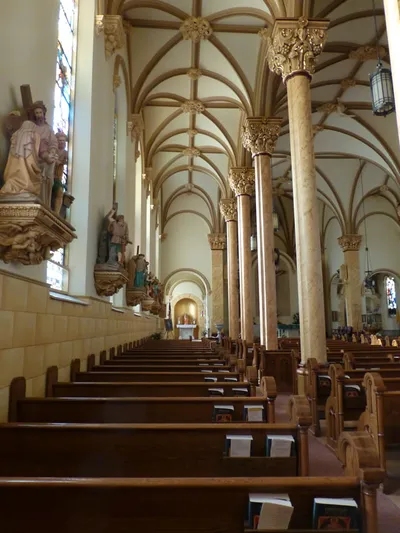 Left aisle.