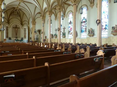 From back left corner.