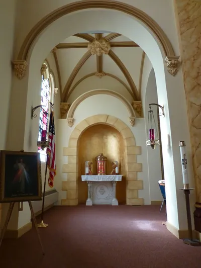 Left shrine.