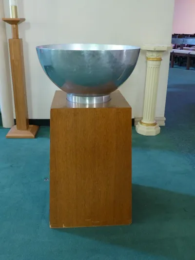 Baptismal font.