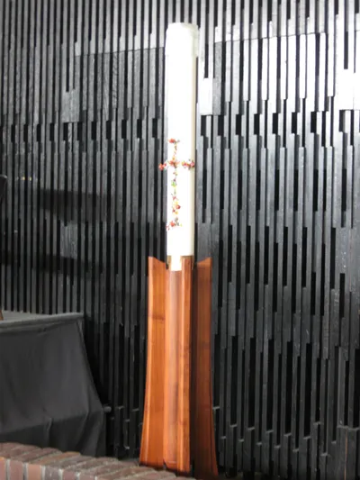 Paschal candle.
