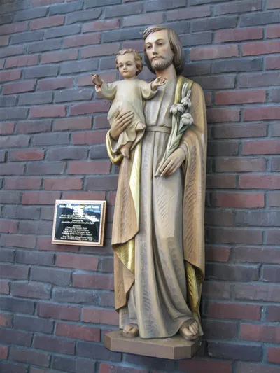 St. Joseph statue.