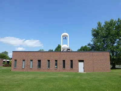 Back of the church.