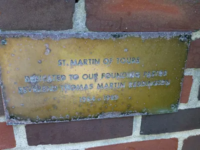Memorial plaque.