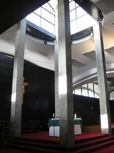 Sanctuary columns.