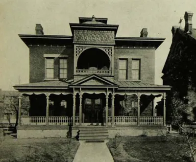 Photograph of old rectory. Source: Souvenir Book of the Golden Jubilee of the Most Holy Redeemer Church, 1867-1917