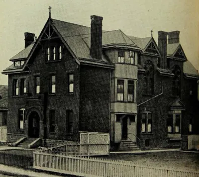 Convent built for new church. Source: Souvenir Book of the Golden Jubilee of the Most Holy Redeemer Church, 1867-1917