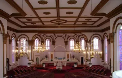 Interior of church today. Source: Northside Church of Christ Web site (defunct)
