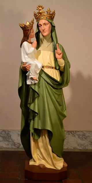 St. Anne statue.