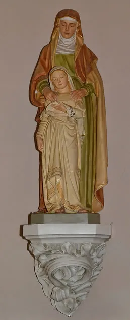 St. Anne statue.