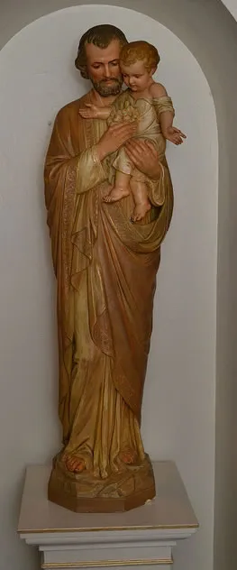 St. Joseph statue.