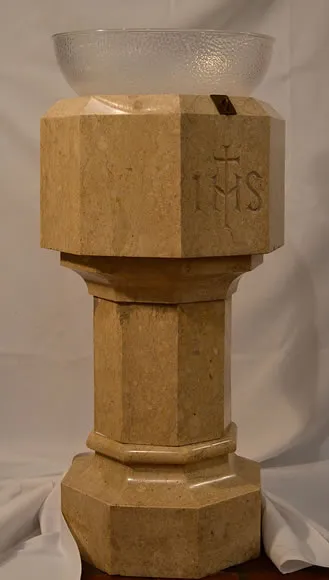 Baptismal font.
