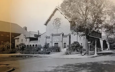 Exterior, undated. Source: Parish history book (1939)