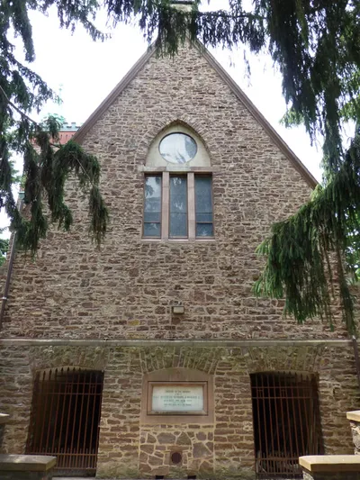 Back of chapel.