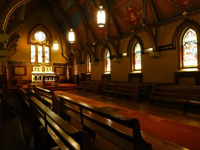 From back left corner.