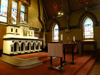 Sanctuary from left side.