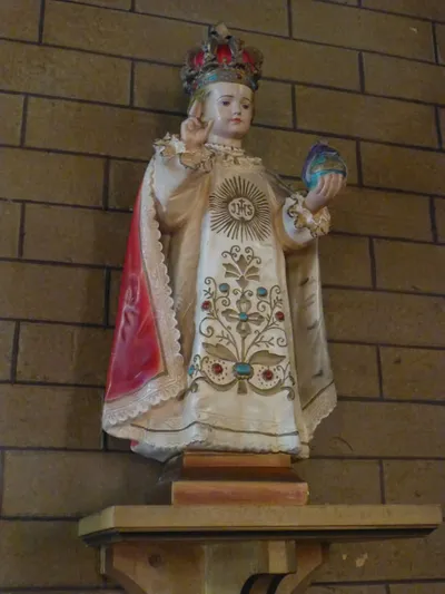 Infant of Prague statue.