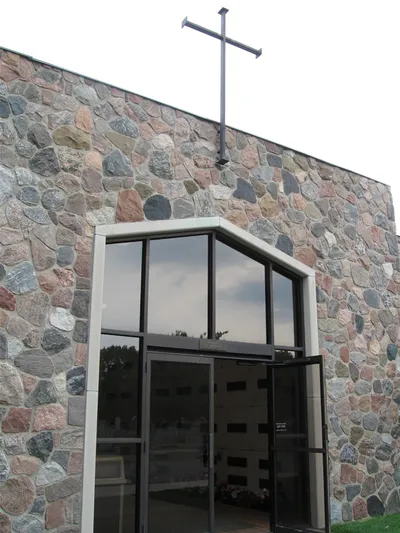Mausoleum entrance.