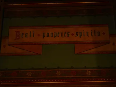 "Blessed are the poor in spirit..."