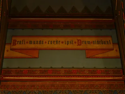 "Blessed are the clean of heart, for they shall see God."