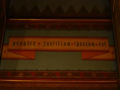 "...for the sake of justice, for theirs is..."