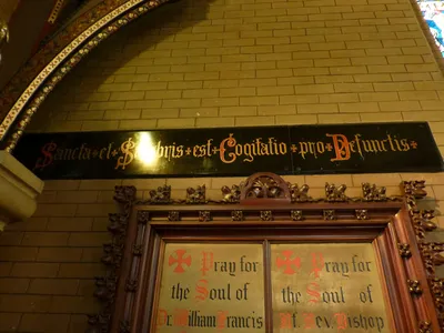 "It is holy and wholesome to pray for the dead..."