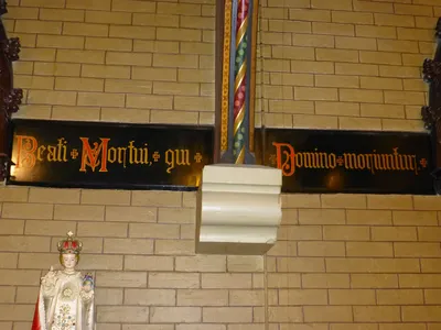 "Blessed are the dead who die in the Lord." (Rev. 14:13)