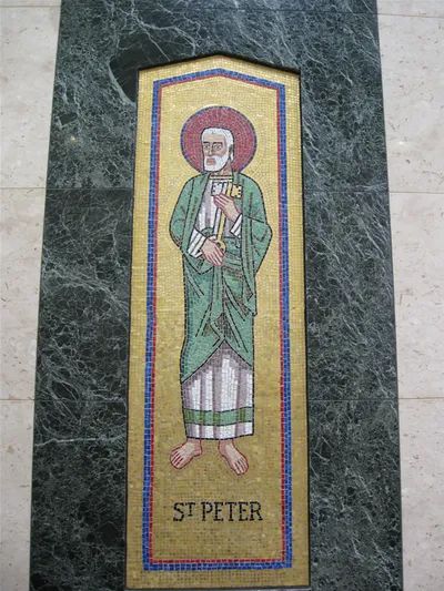 St. Peter mosaic.