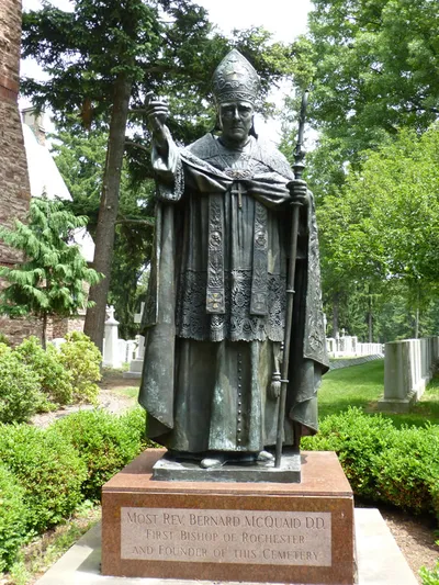Statue of Bp. McQuaid.