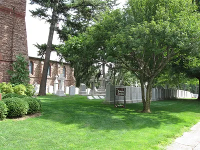 Priests' burial section.