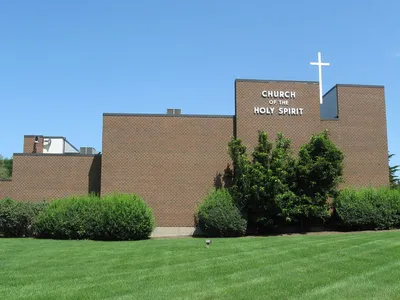 Front of the church.