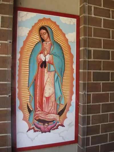 Icon of Our Lady of Guadelupe.