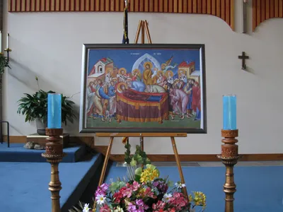 Icon of the dormition.