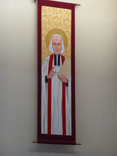 Banner of St. John Vianney.