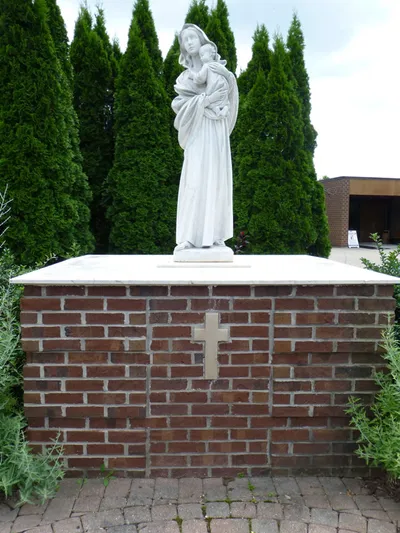 Statue of Our Lady with Christ child.