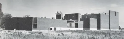 Church midway through construction. Source: Holy Spirit Church (1969 parish history book)