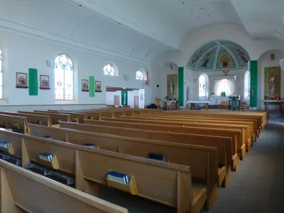 Seen from back right corner.