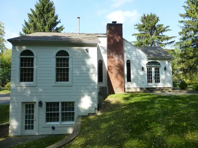 Back of the church.