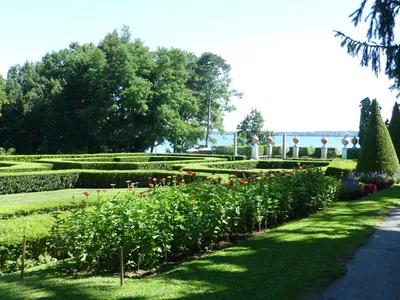 Gardens behind the seminary.